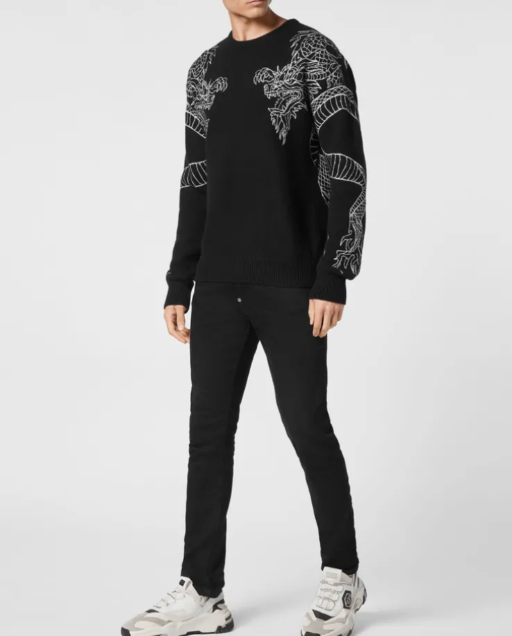 Czarna bluza z printem