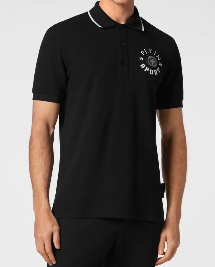 Czarna koszulka polo SS Tiger