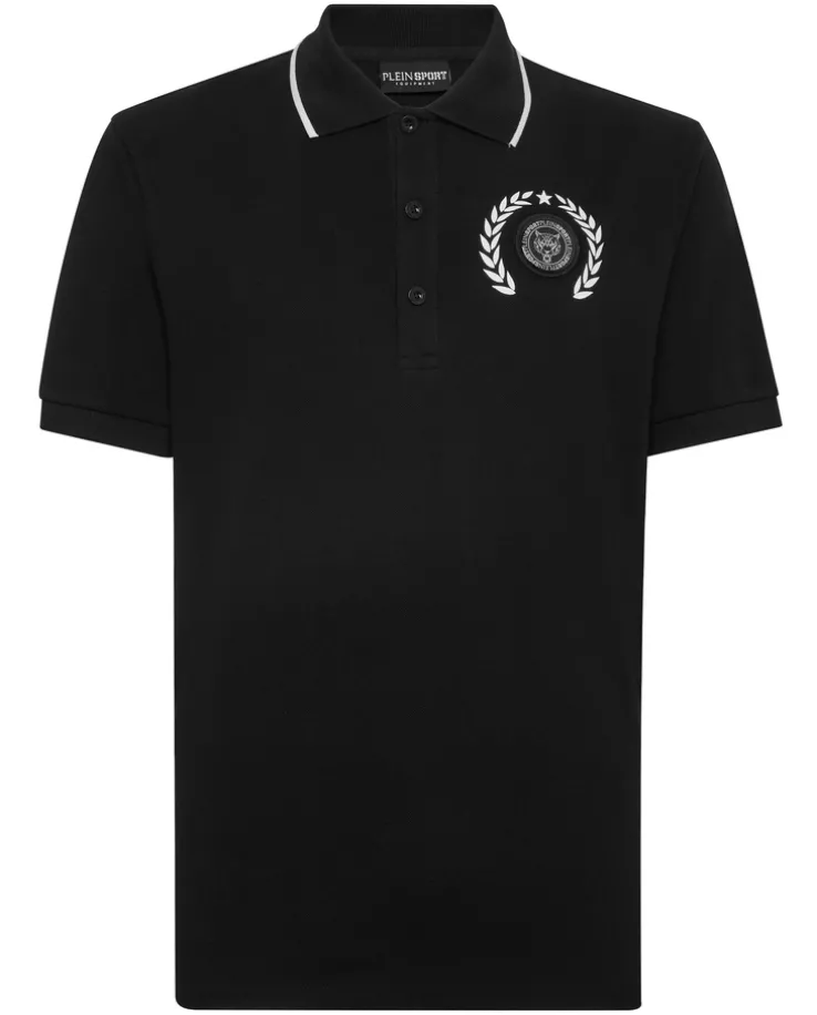 Czarna koszulka polo SS Tiger