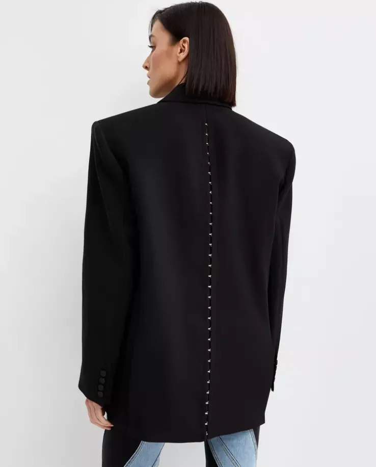 Czarna marynarka oversize