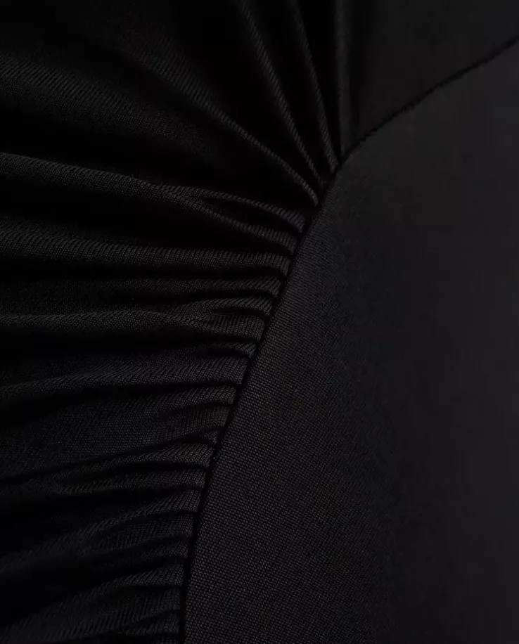 Czarna sukienka maxi