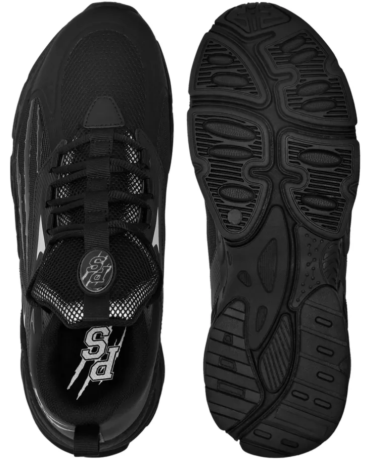Czarne buty do biegania