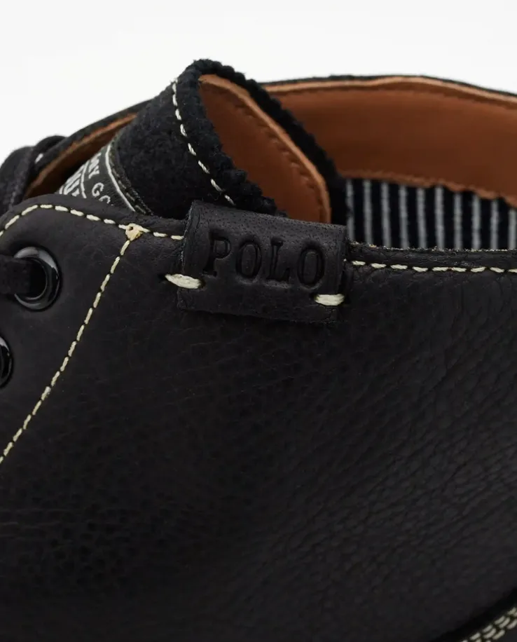 Czarne buty skórzane Radford