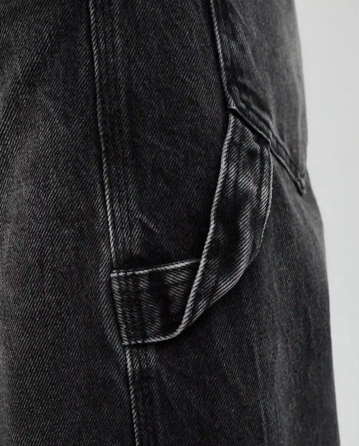 Czarne jeansy Korea Asian Fit