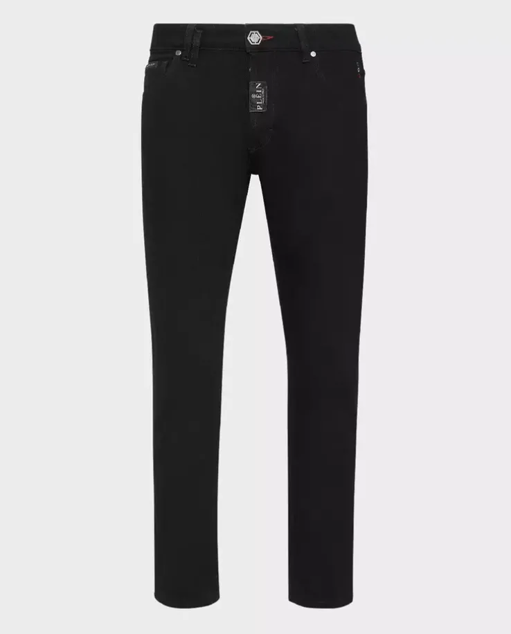 Czarne jeansy Skinny Fit