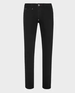 Czarne jeansy Skull&Bones Super Straight