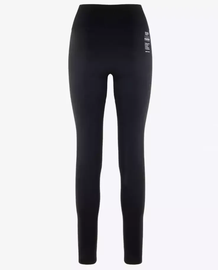 Czarne legginsy seamless