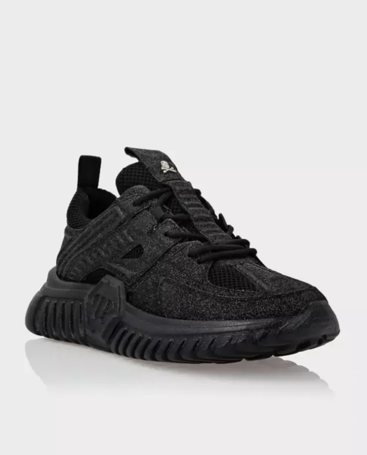 Czarne sneakersy Runner Glitter