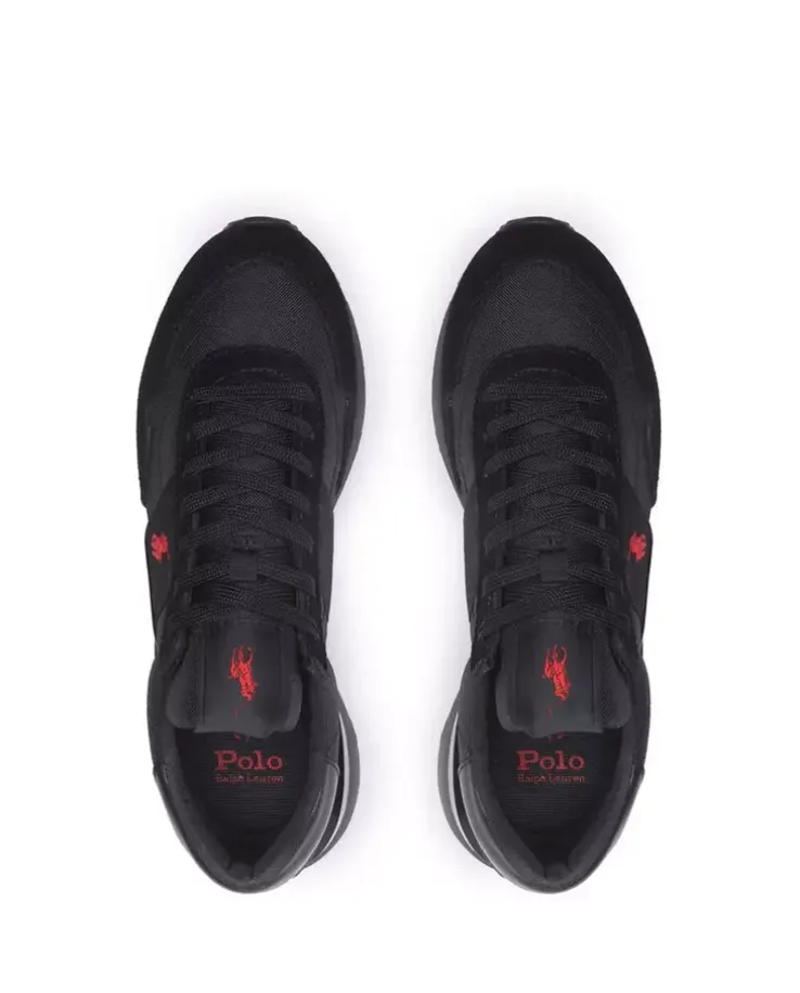 Czarne sneakersy Train 89 z logo
