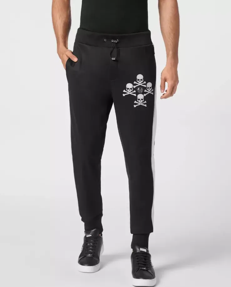 Czarne spodnie dresowe Skull&Bones
