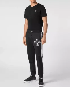 Czarne spodnie dresowe Skull&Bones