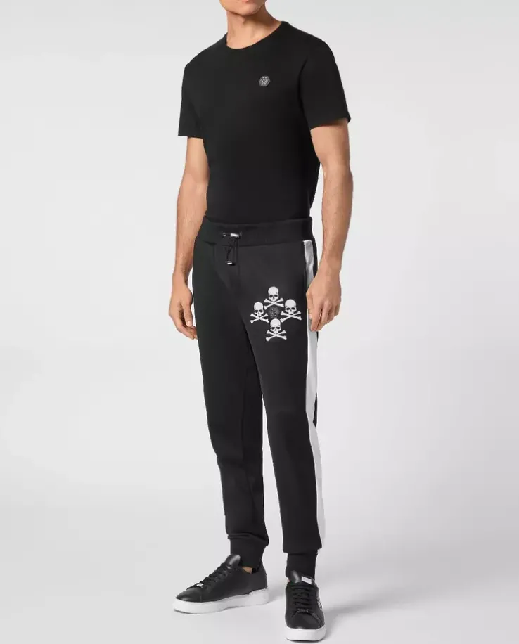 Czarne spodnie dresowe Skull&Bones
