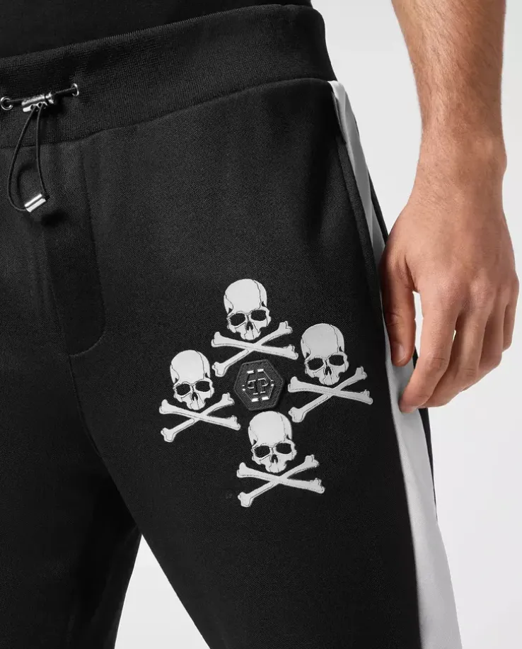 Czarne spodnie dresowe Skull&Bones