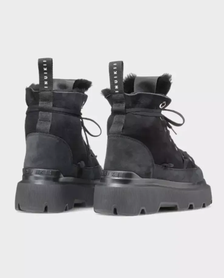 Czarne zamszowe buty Matilda