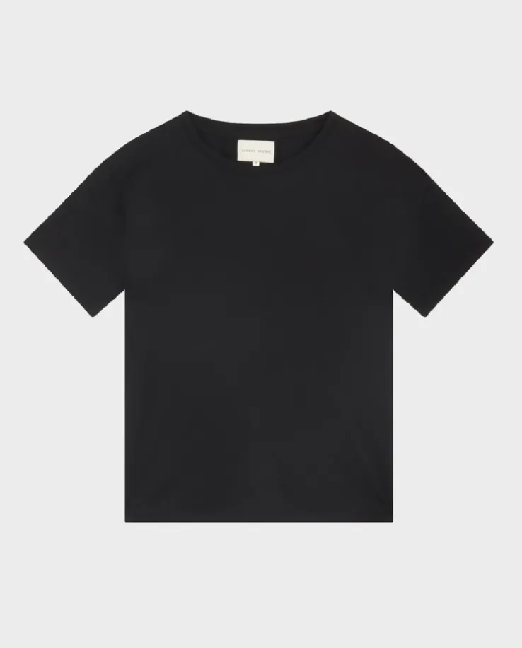 Czarny bawełniany t-shirt