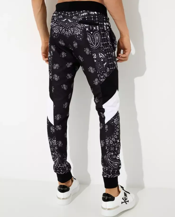 Czarny komplet dresowy Paisley Foular