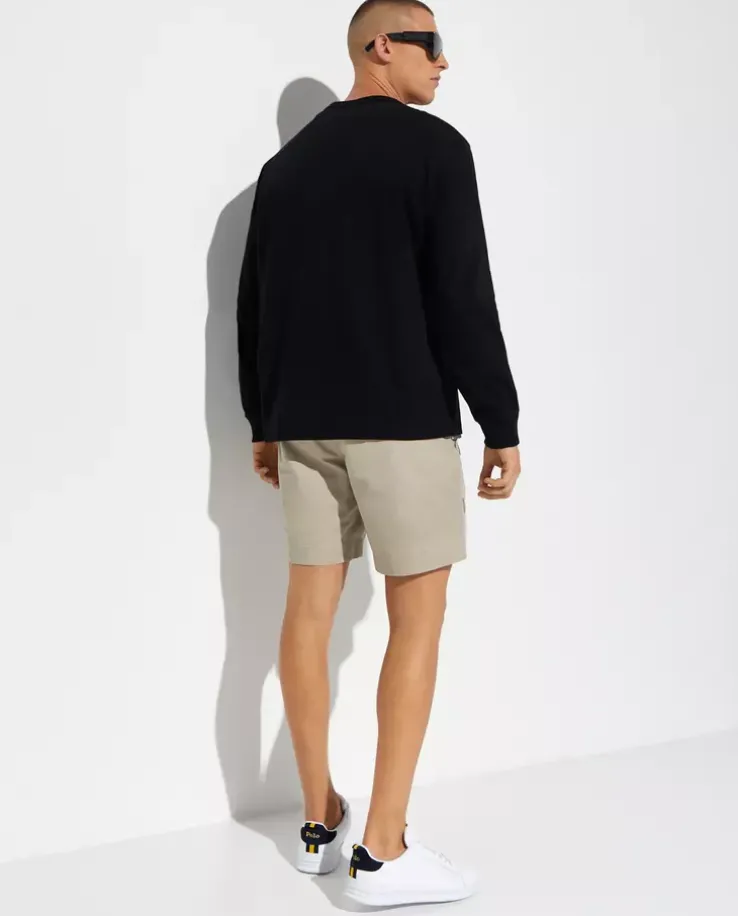 Czarny longsleeve z bawełny