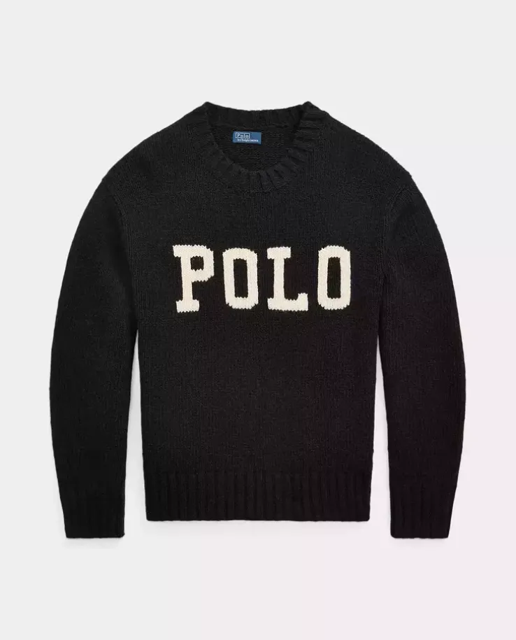 Czarny sweter Relaxed Fit