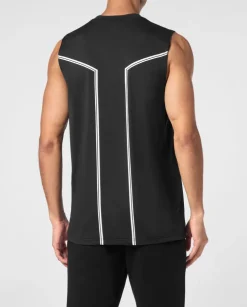 Czarny tank top