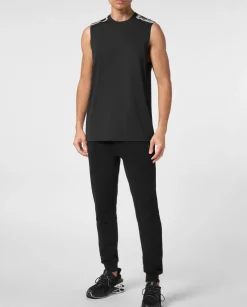 Czarny tank top