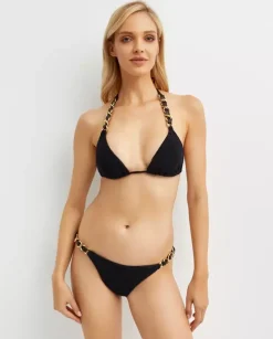Czarny top od bikini Brynn