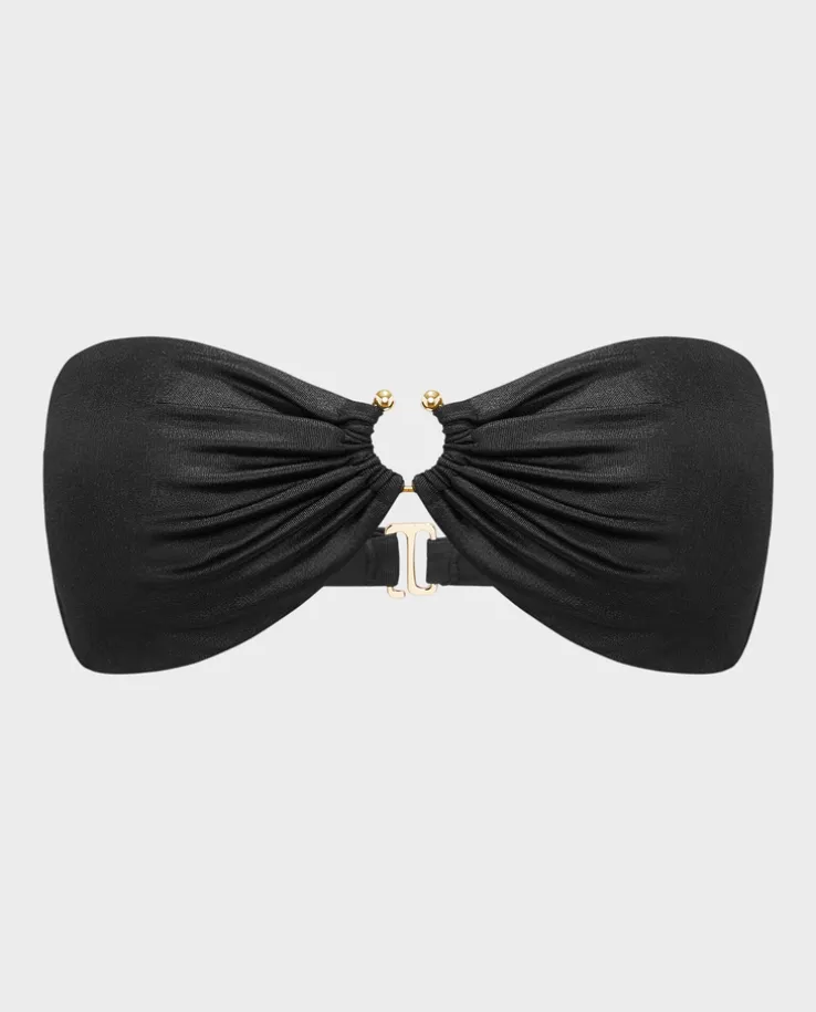 Czarny top od bikini Iris