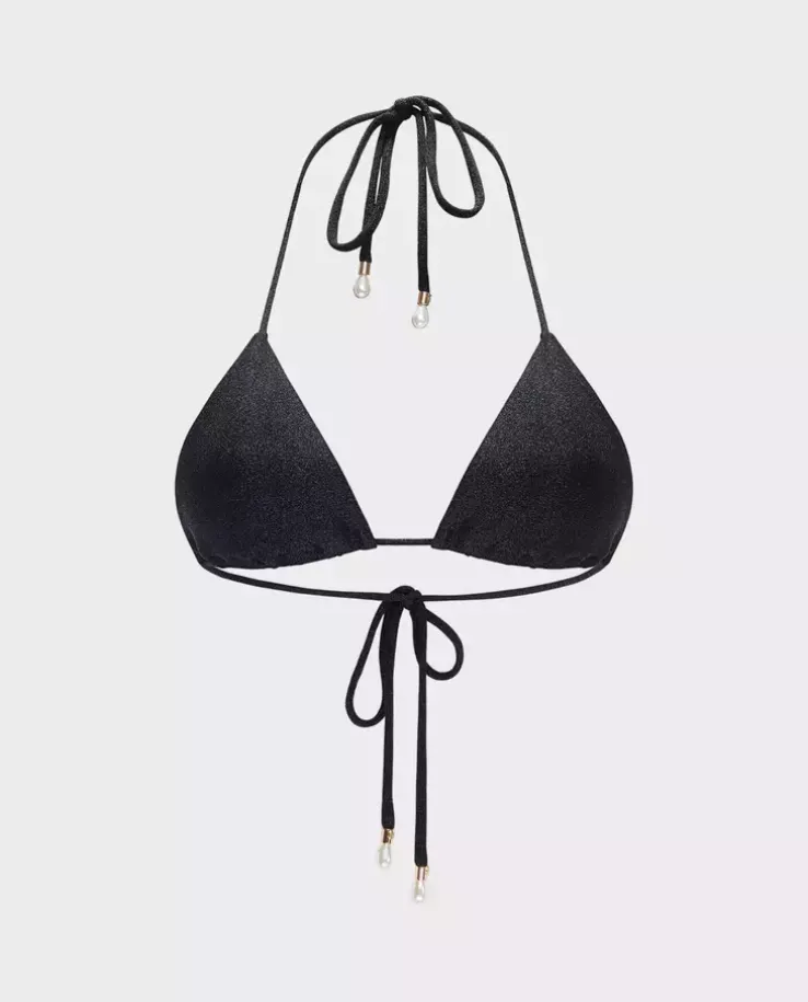 Czarny top od bikini Rio