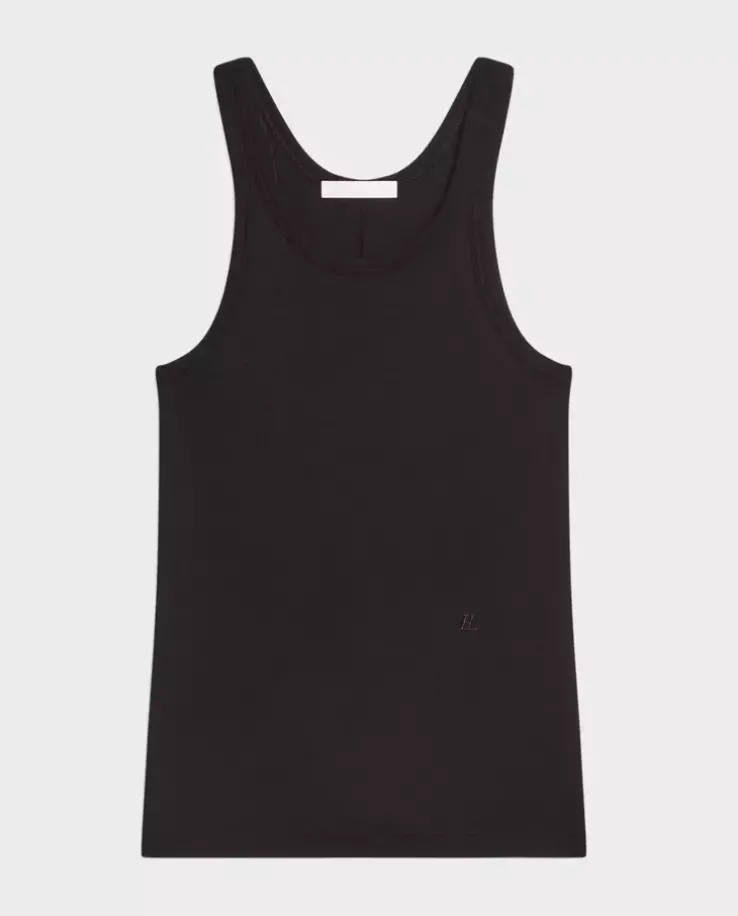 Czarny top z logo