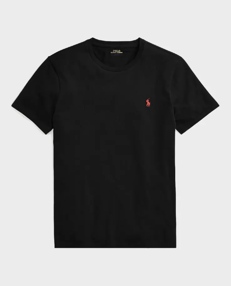 Czarny t-shirt Custom Slim Fit