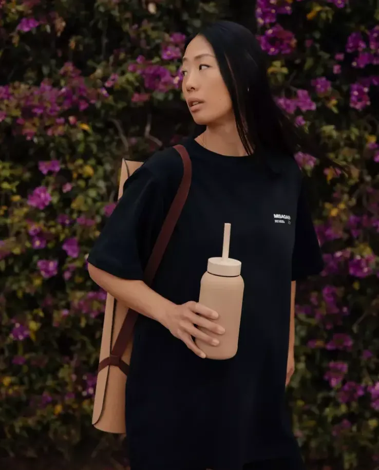Czarny t-shirt Daily Relaxed