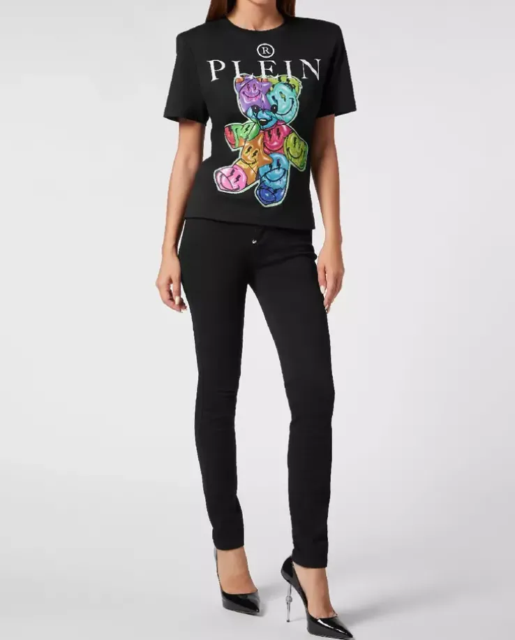 Czarny t-shirt Sexy Pure Smile