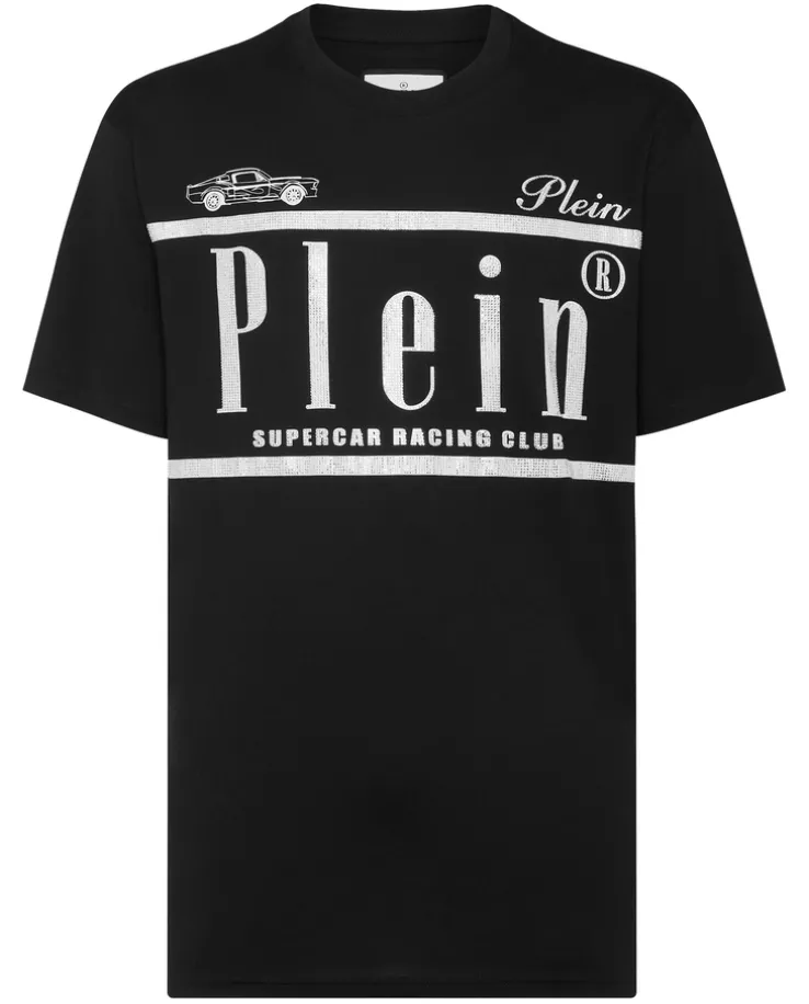 Czarny t-shirt z logo