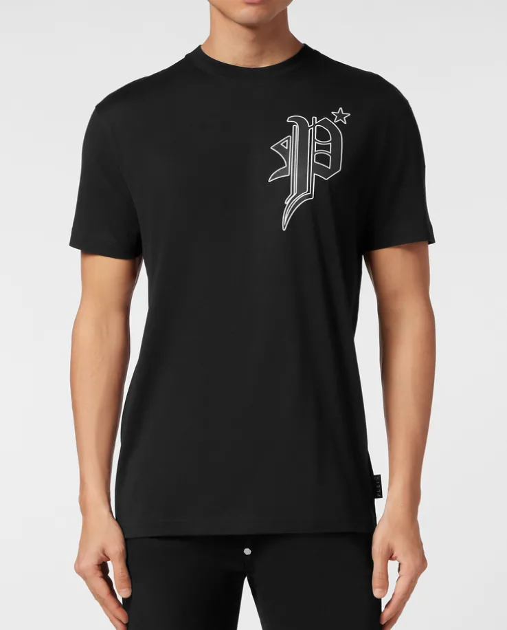 Czarny t-shirt z logo