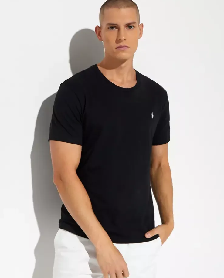Czarny t-shirt z logo