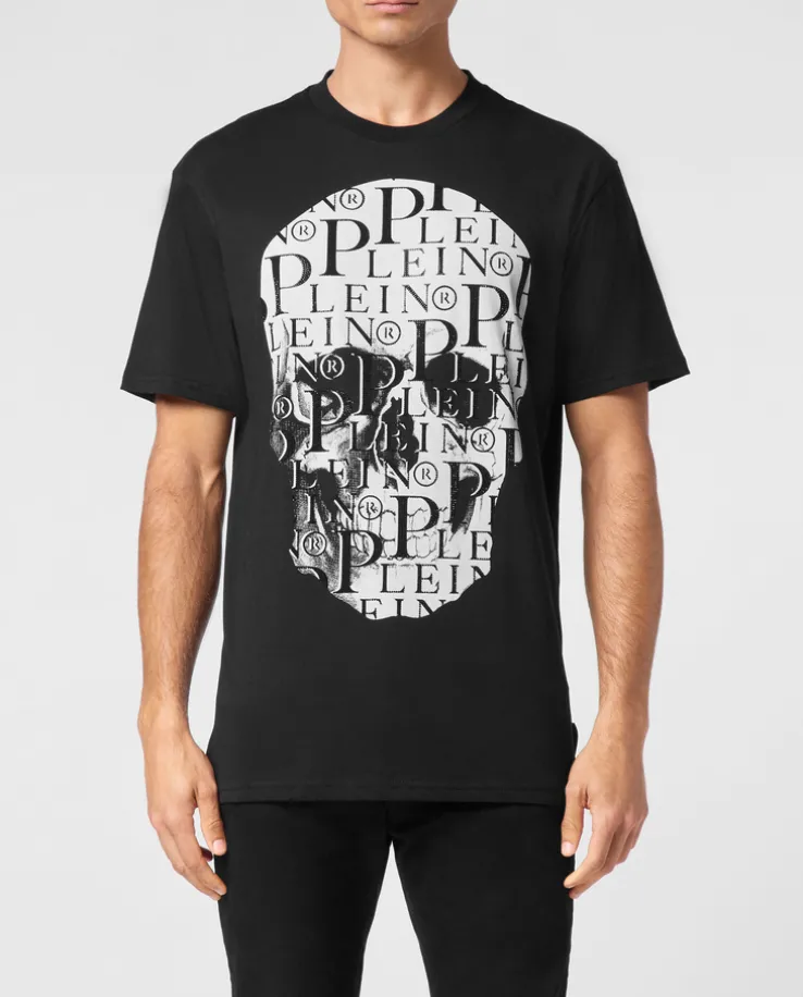 Czarny T-shirt z printem