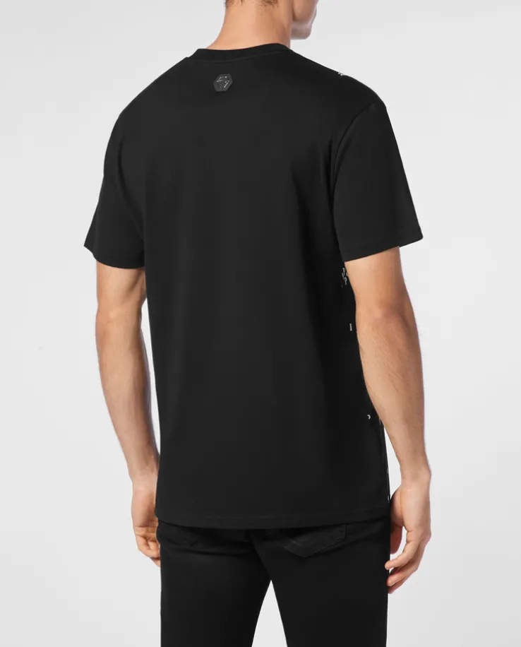 Czarny T-shirt z printem