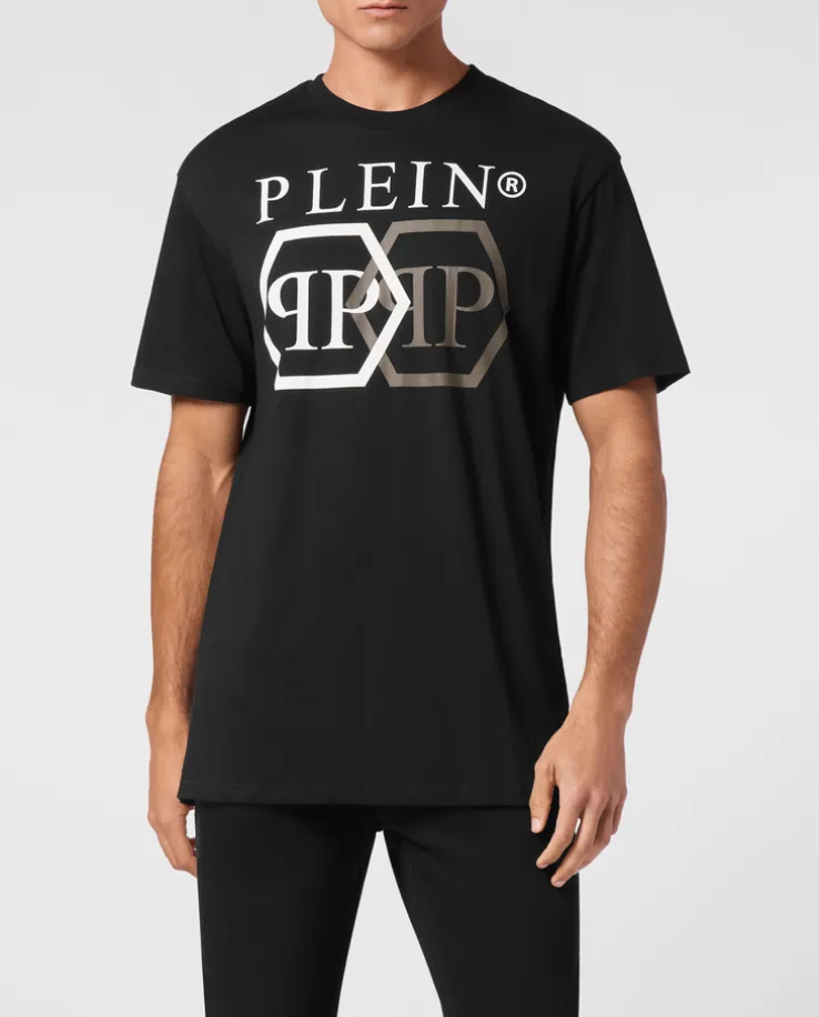 Czarny T-shirt z printem
