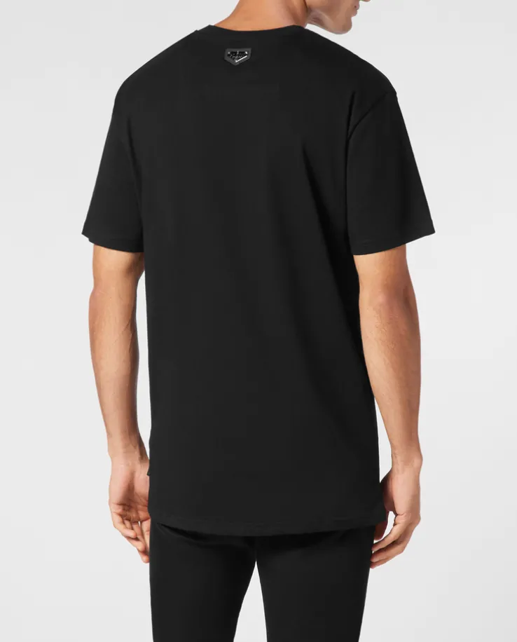Czarny T-shirt z printem