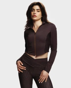 Czekoladowy long sleeve