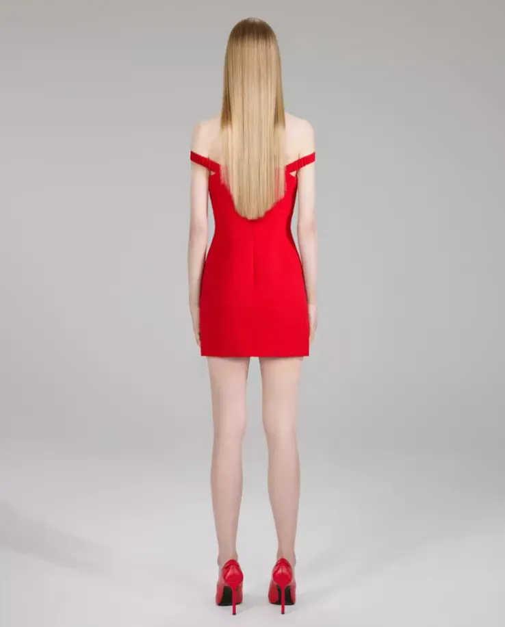 Czerwona sukienka mini