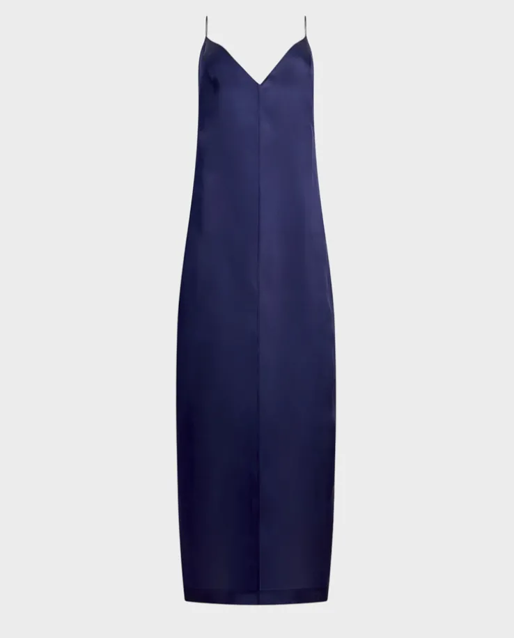 Fioletowa sukienka maxi