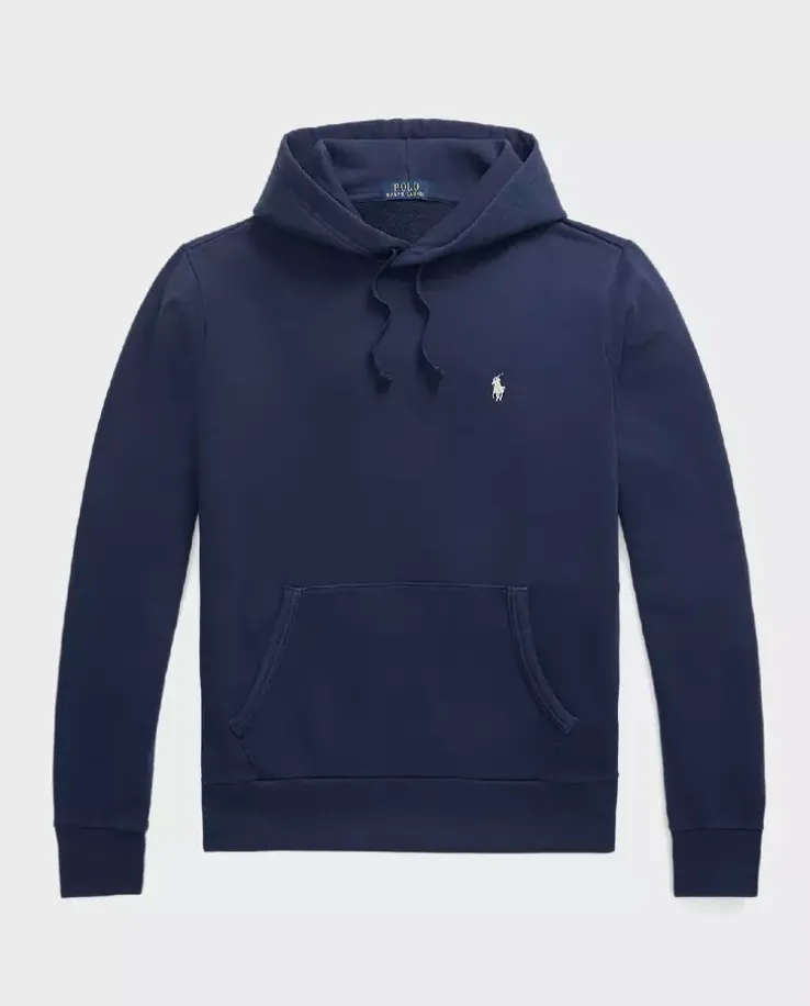Granatowa bluza z kapturem