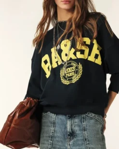 Granatowa bluza z logo Benjamin