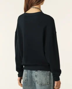 Granatowa bluza z logo Benjamin