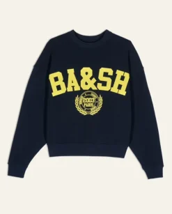 Granatowa bluza z logo Benjamin