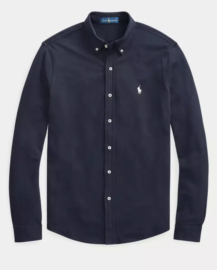 Granatowa koszula Custom Fit