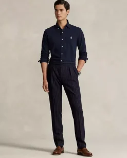 Granatowa koszula Custom Fit
