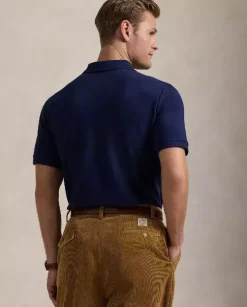 Granatowa koszulka polo Classic Fit
