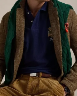 Granatowa koszulka polo Classic Fit