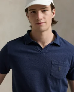 Granatowa koszulka polo Standard Fit